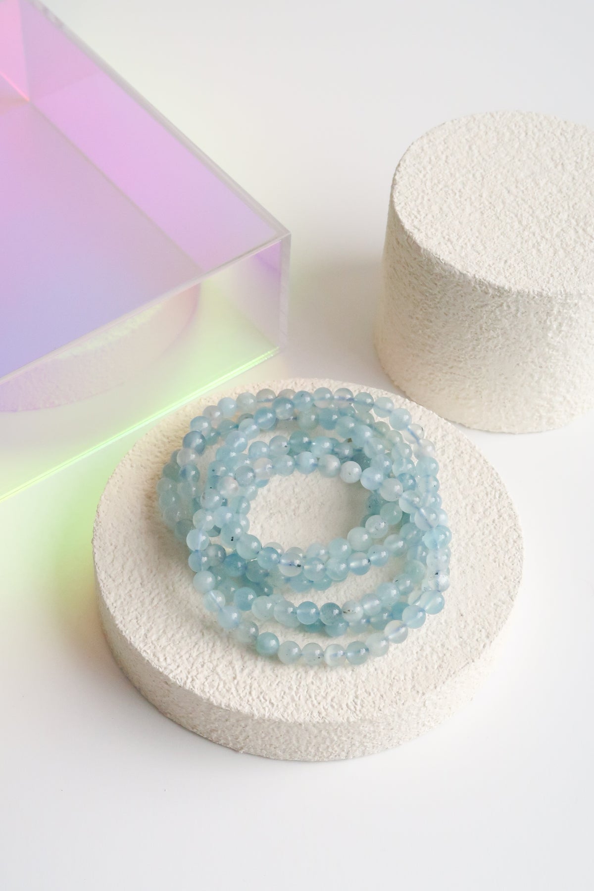 Beaded Bracelet - Aquamarine