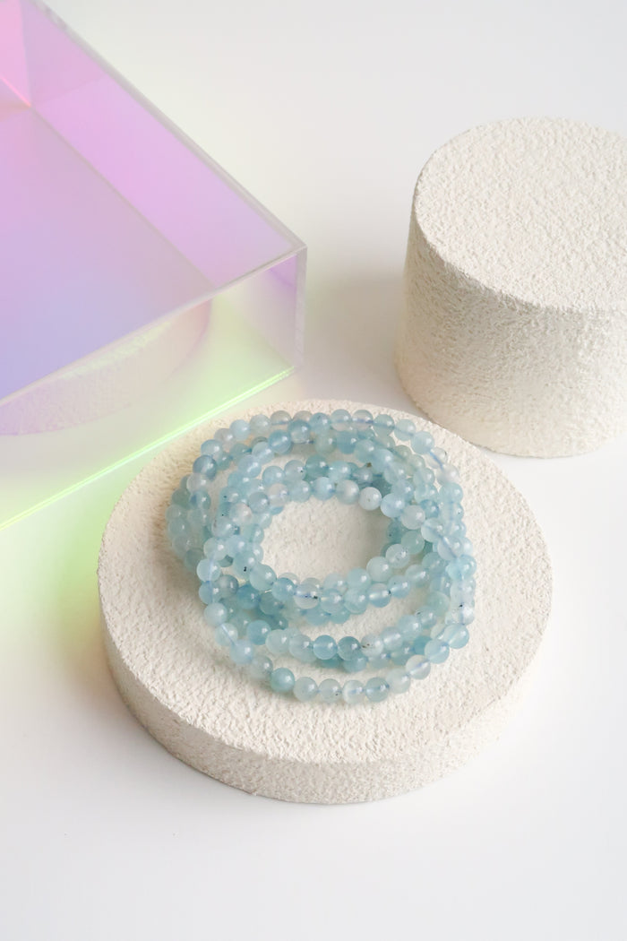 Beaded Bracelet - Aquamarine
