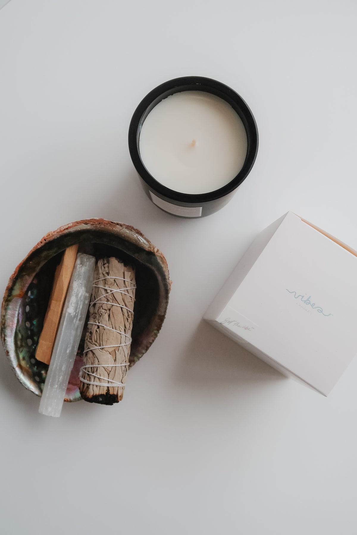 10oz Candle - Palo Santo + Sage