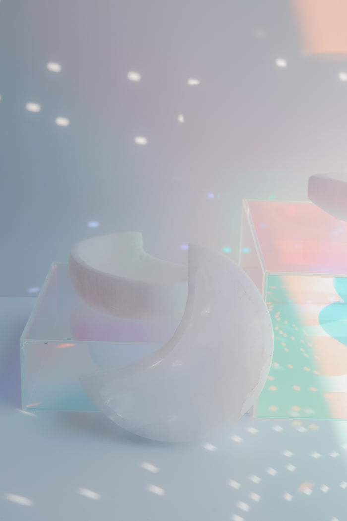 Moon Bowl - Selenite