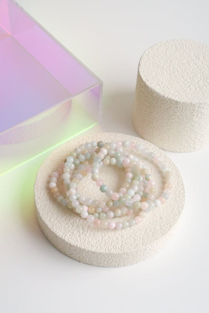 Beaded Bracelet - Morganite
