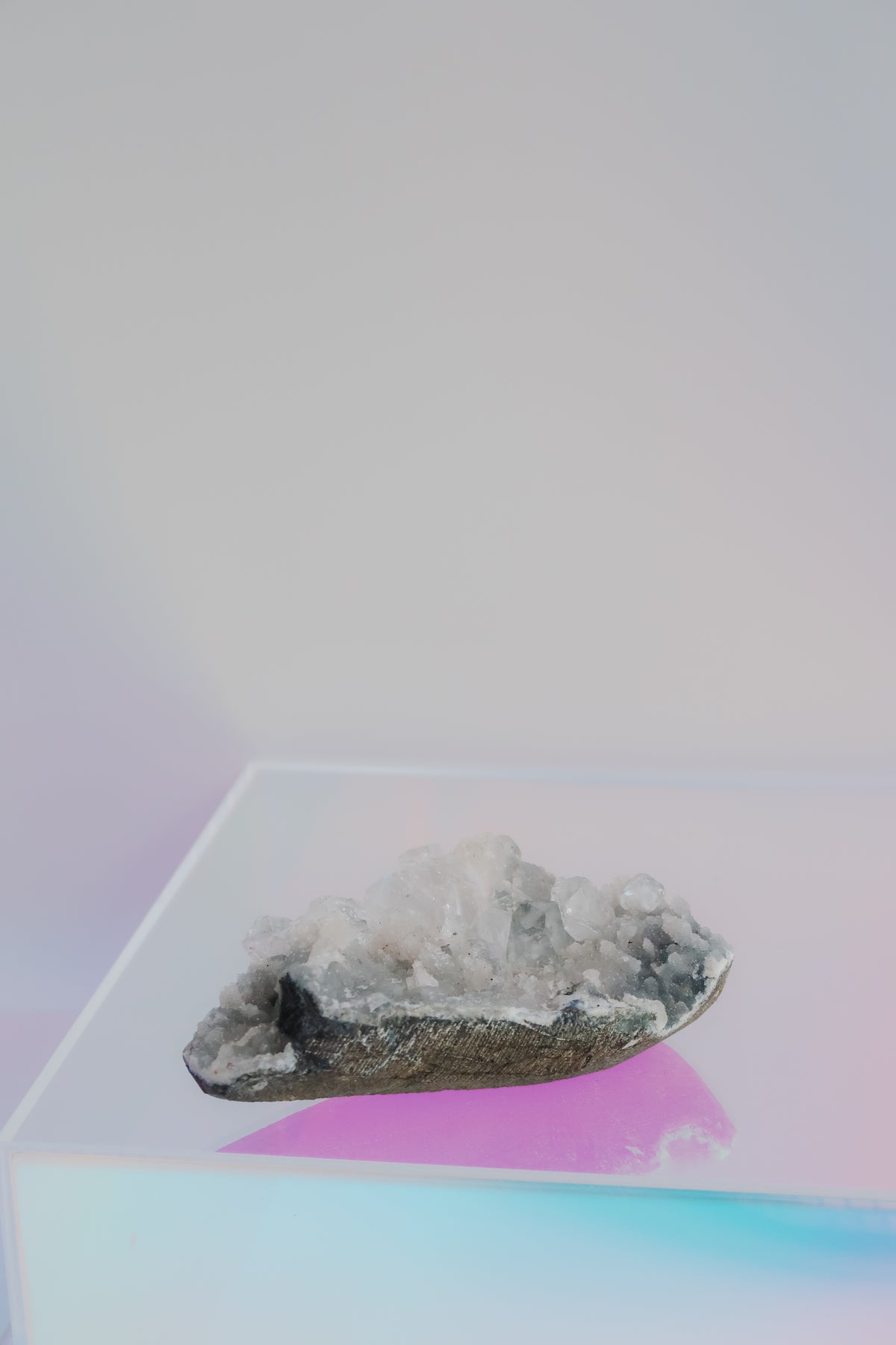 Chalcedony + Apophyllite + Zeolite Crystal