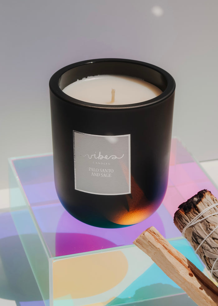 10oz Candle - Palo Santo + Sage