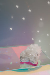 Diamond Apophyllite + Chalcedony Crystal