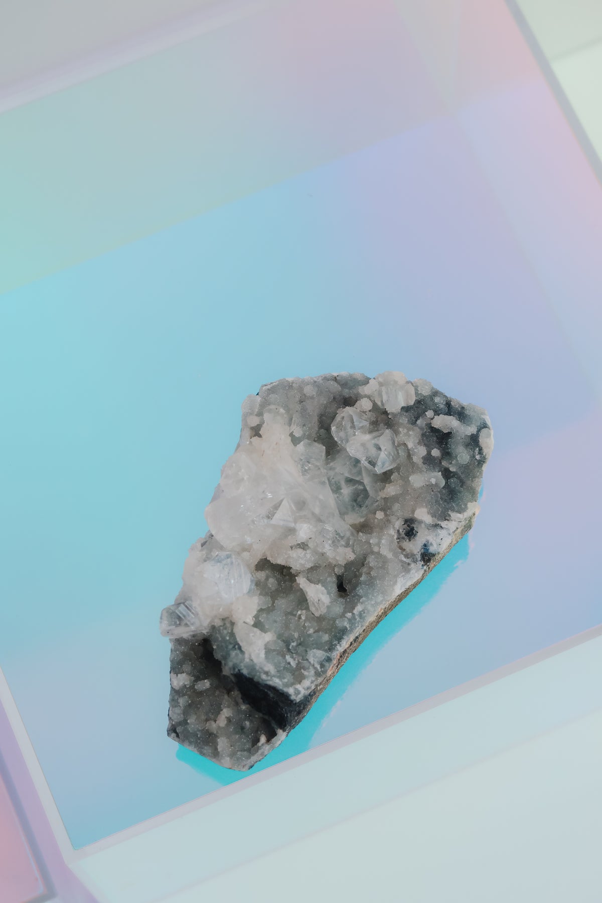 Chalcedony + Apophyllite + Zeolite Crystal