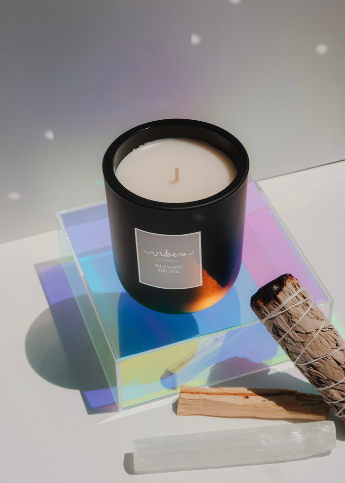 10oz Candle - Palo Santo + Sage