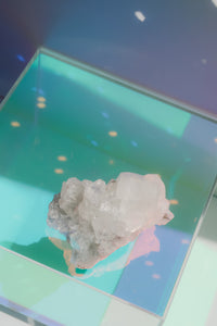 Diamond Apophyllite + Chalcedony Crystal