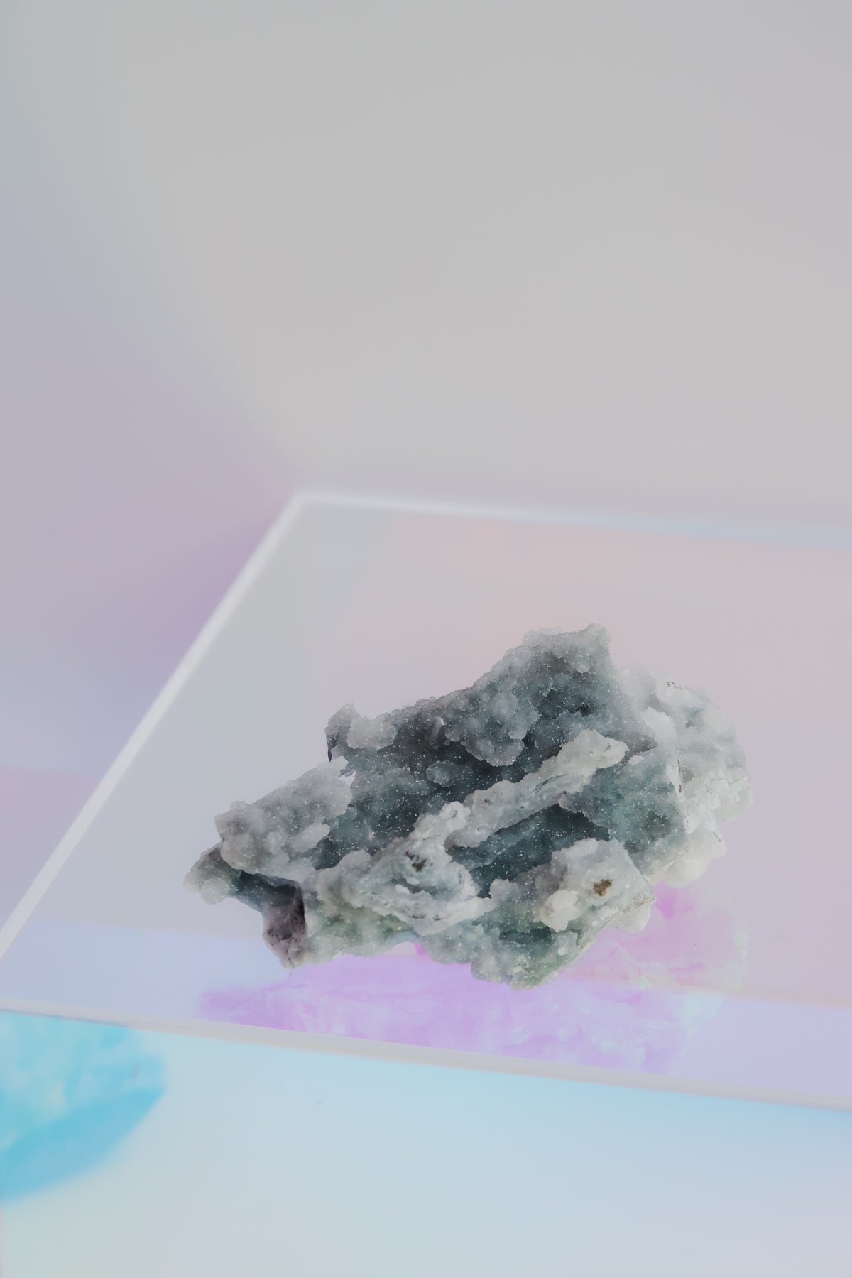 Apophyllite + Blue Chalcedony Crystal