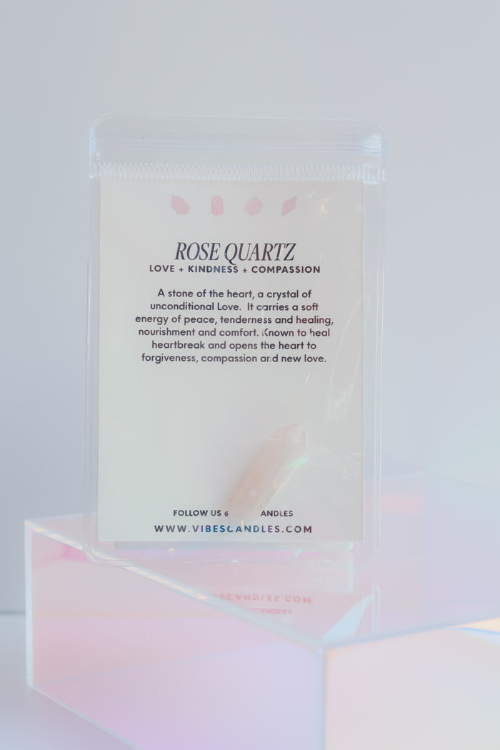 Polished Double Point Crystal - Rose Quartz