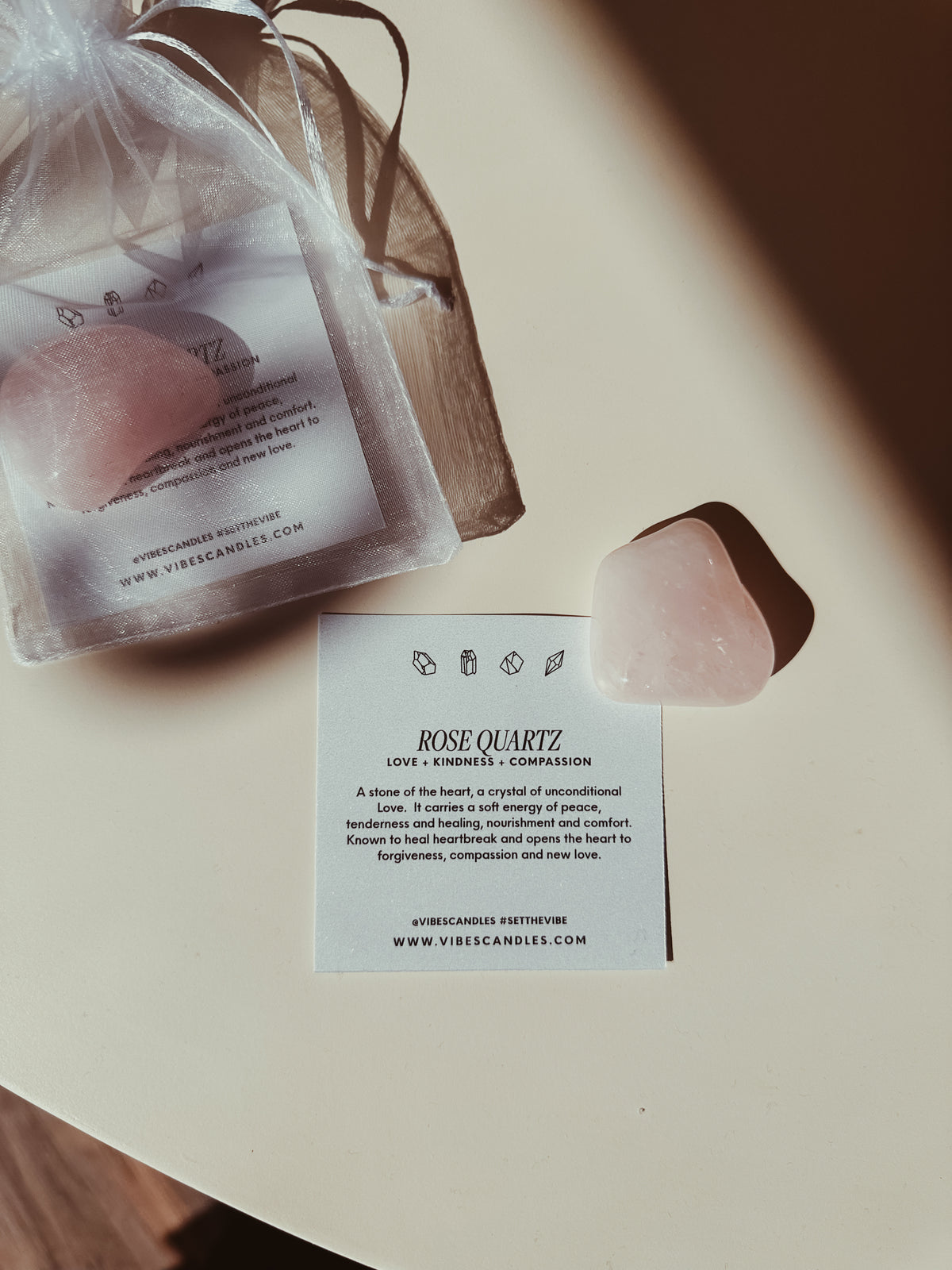 Rose Quartz Sachet