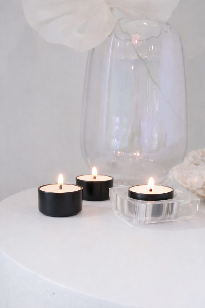 Black Tealight Candles