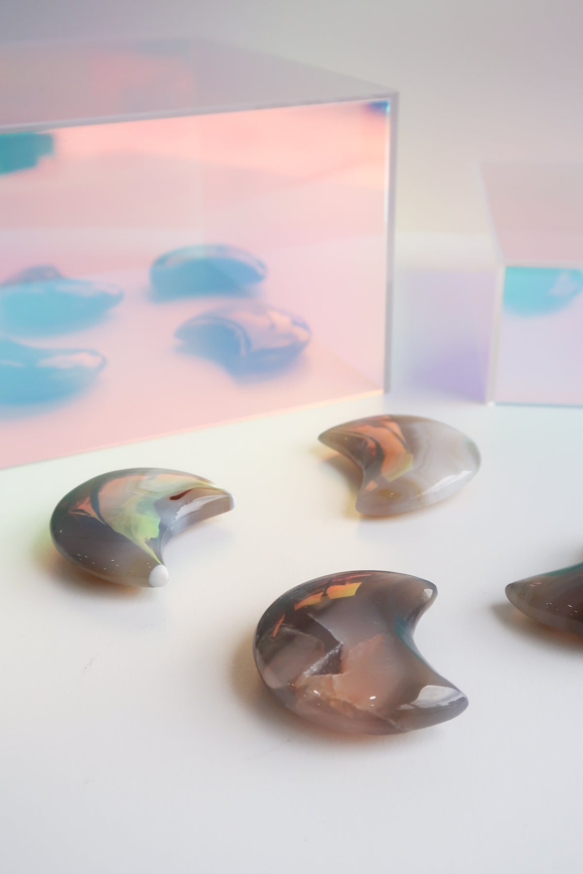 Crescent Crystals - Agate
