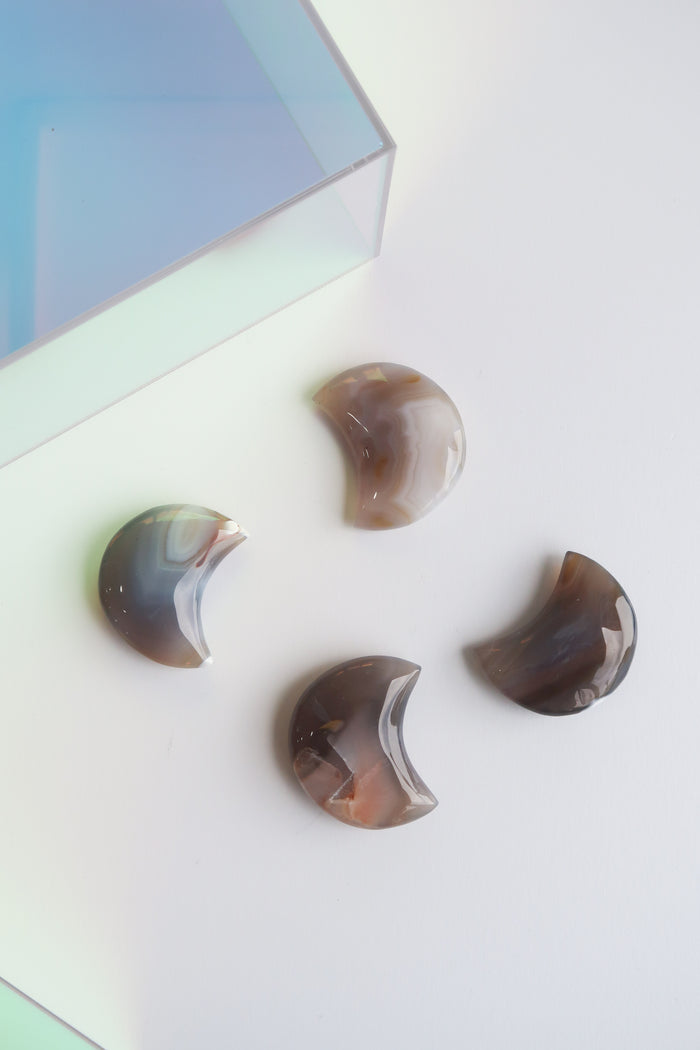 Crescent Crystals - Agate