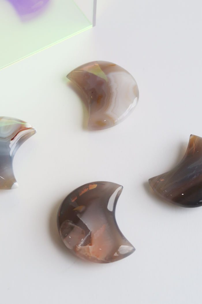 Crescent Crystals - Agate