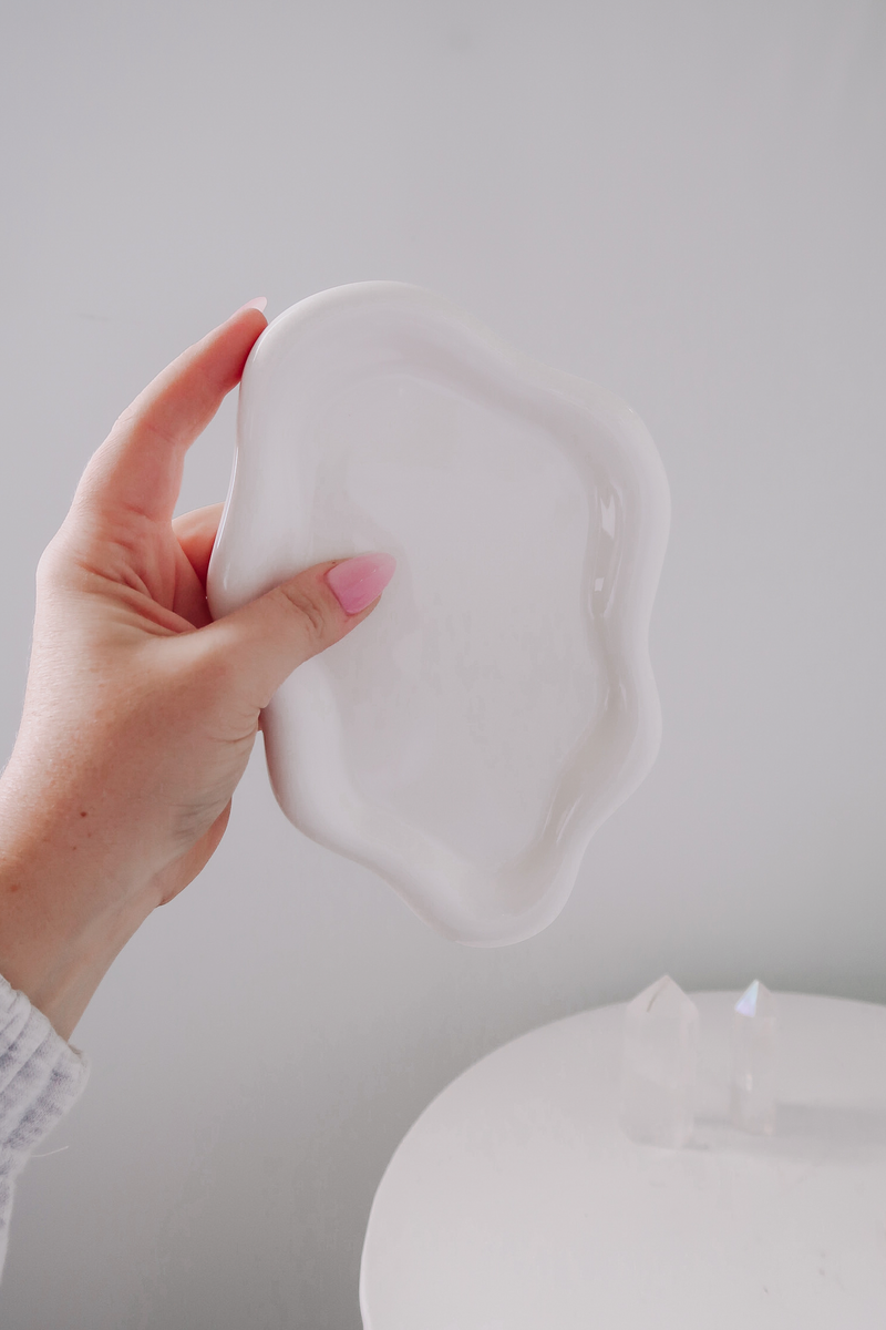 Ceramic Cloud Dish - White