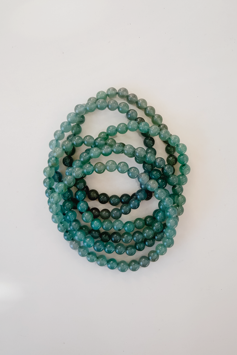 Beaded Bracelet - Green Aventurine