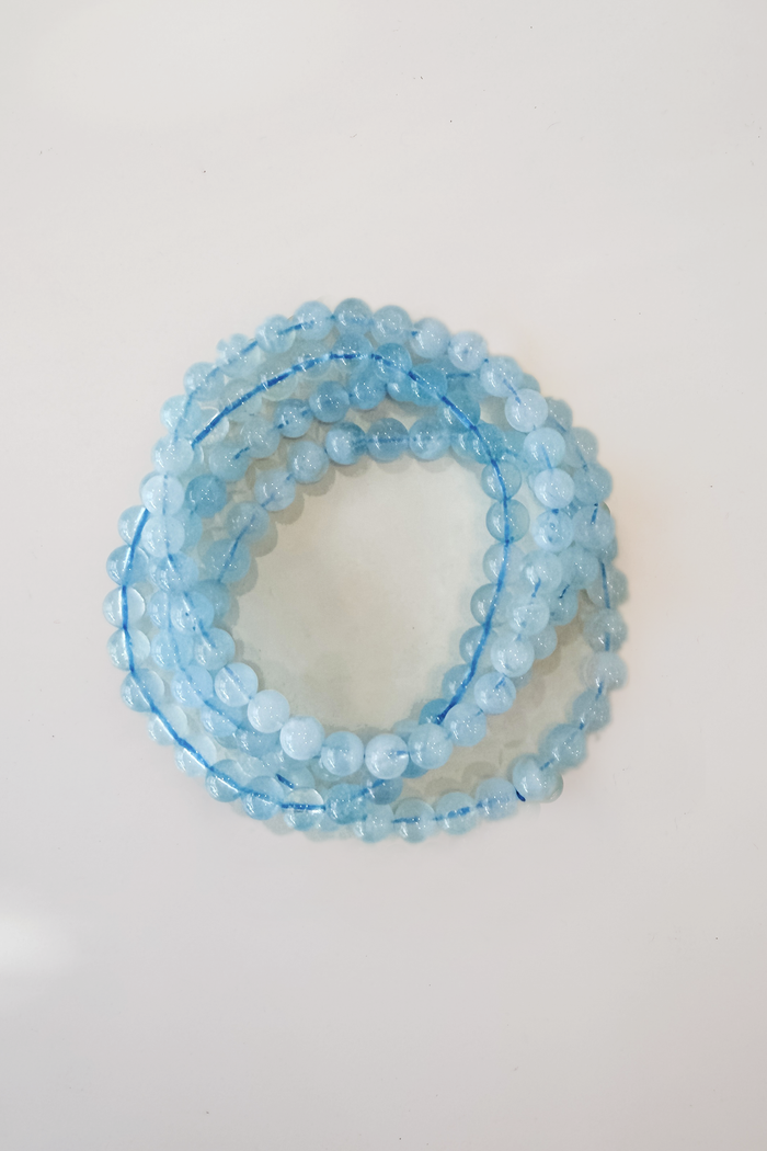 Beaded Bracelet - Aquamarine