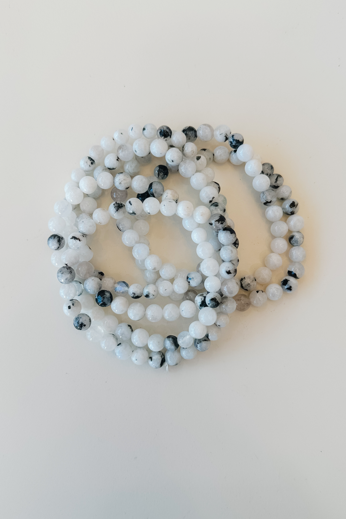 Beaded Bracelet - Rainbow Moonstone