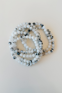 Beaded Bracelet - Rainbow Moonstone