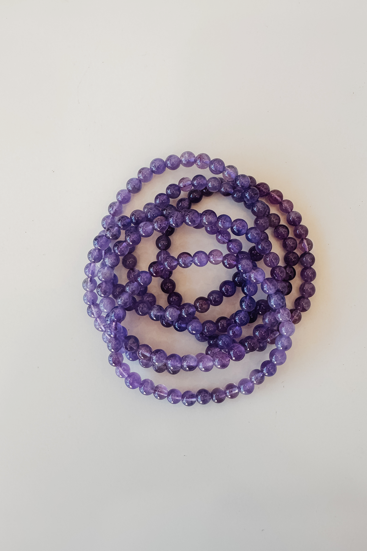 Beaded Bracelet - Amethyst Quartz