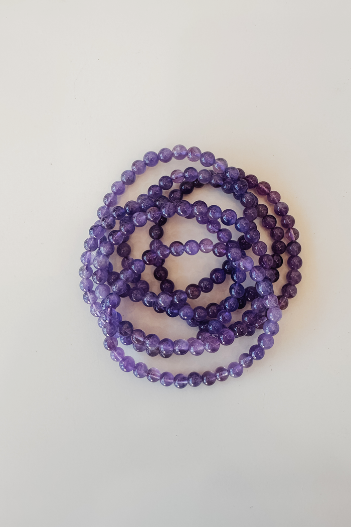 Beaded Bracelet - Amethyst Quartz