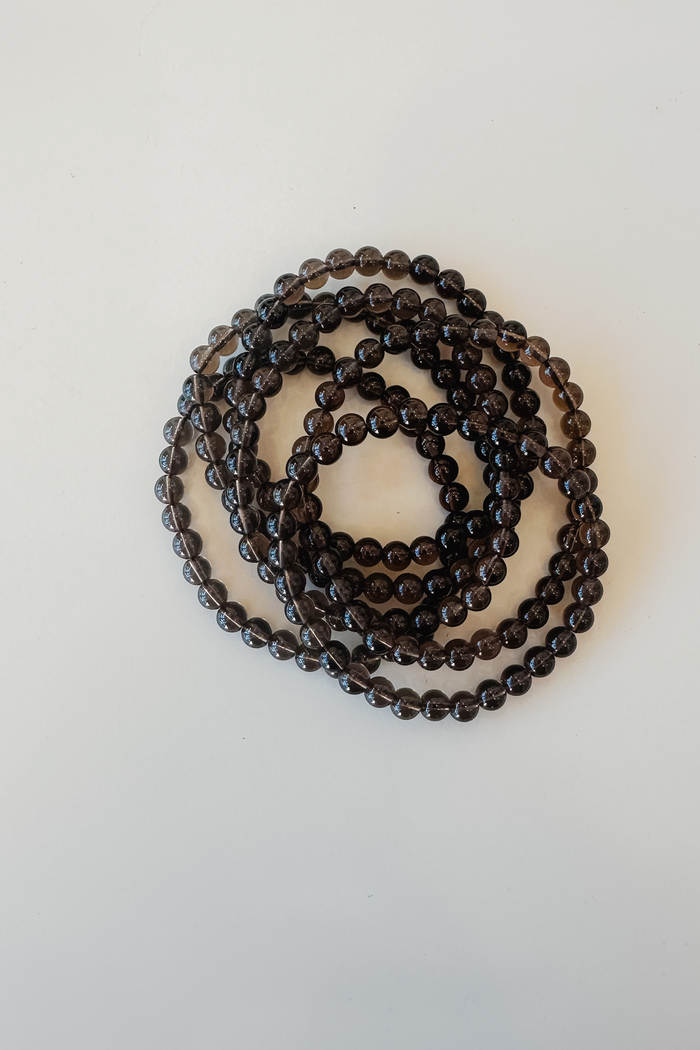 Beaded Bracelet - Smoky Quartz