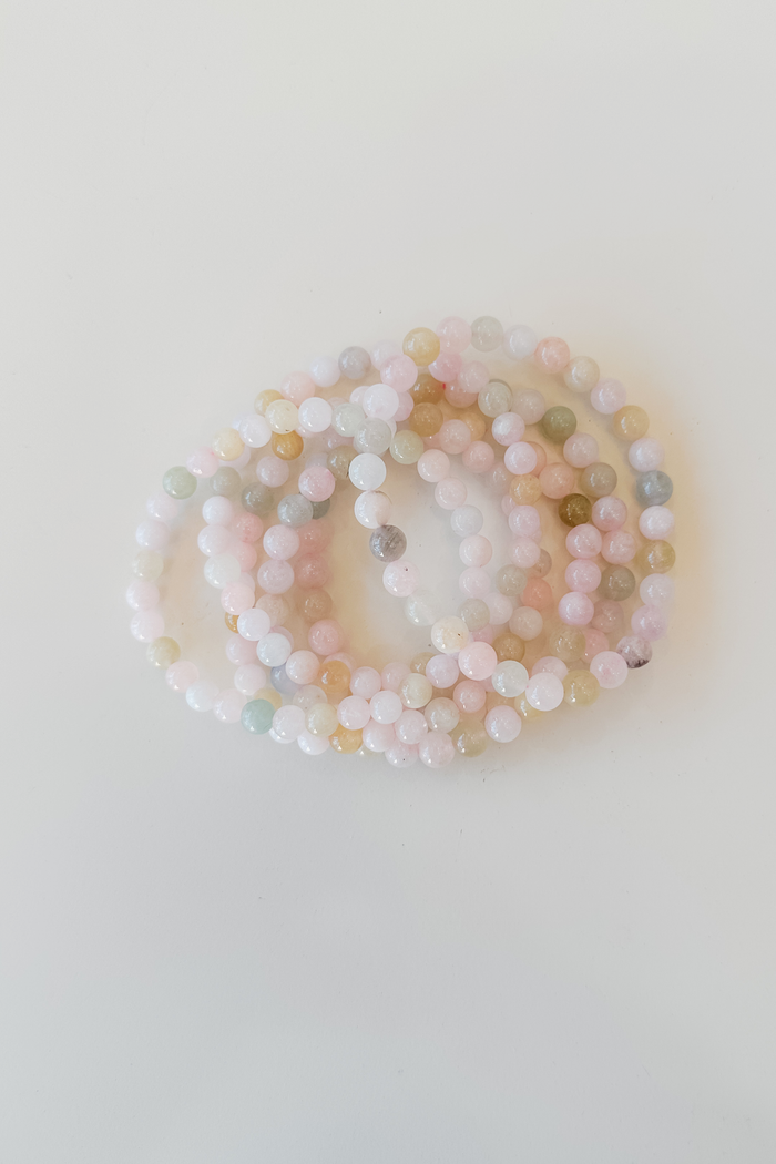 Beaded Bracelet - Morganite
