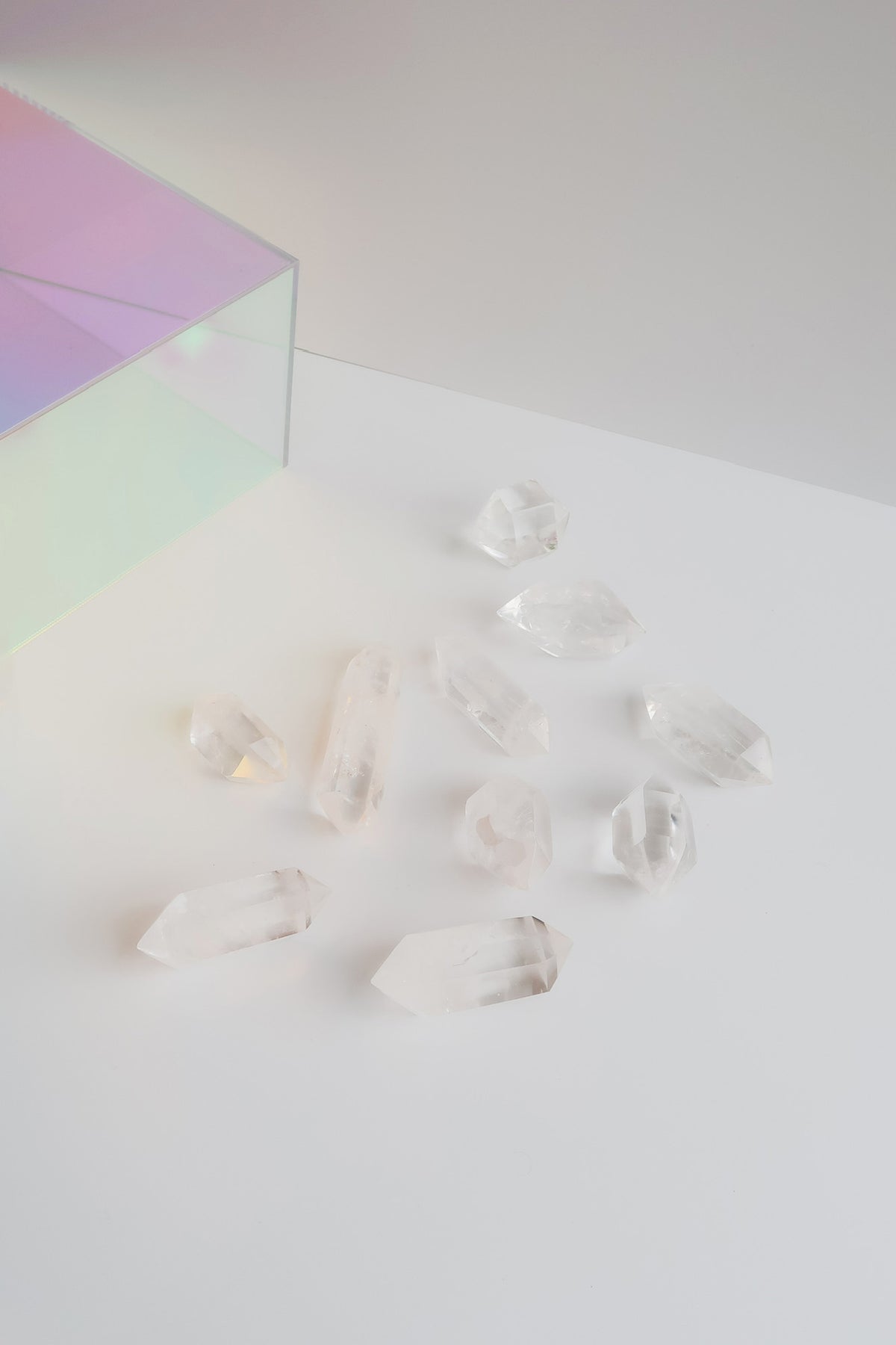 Clear Quartz Crystal Double Points