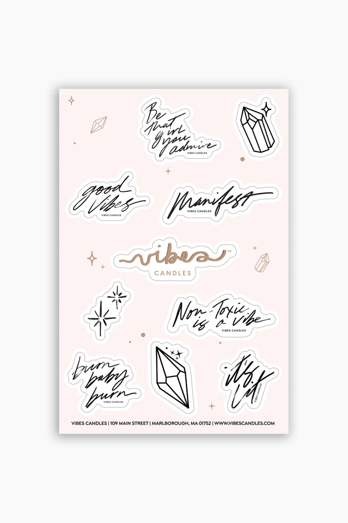 Good Vibes Sticker Sheet