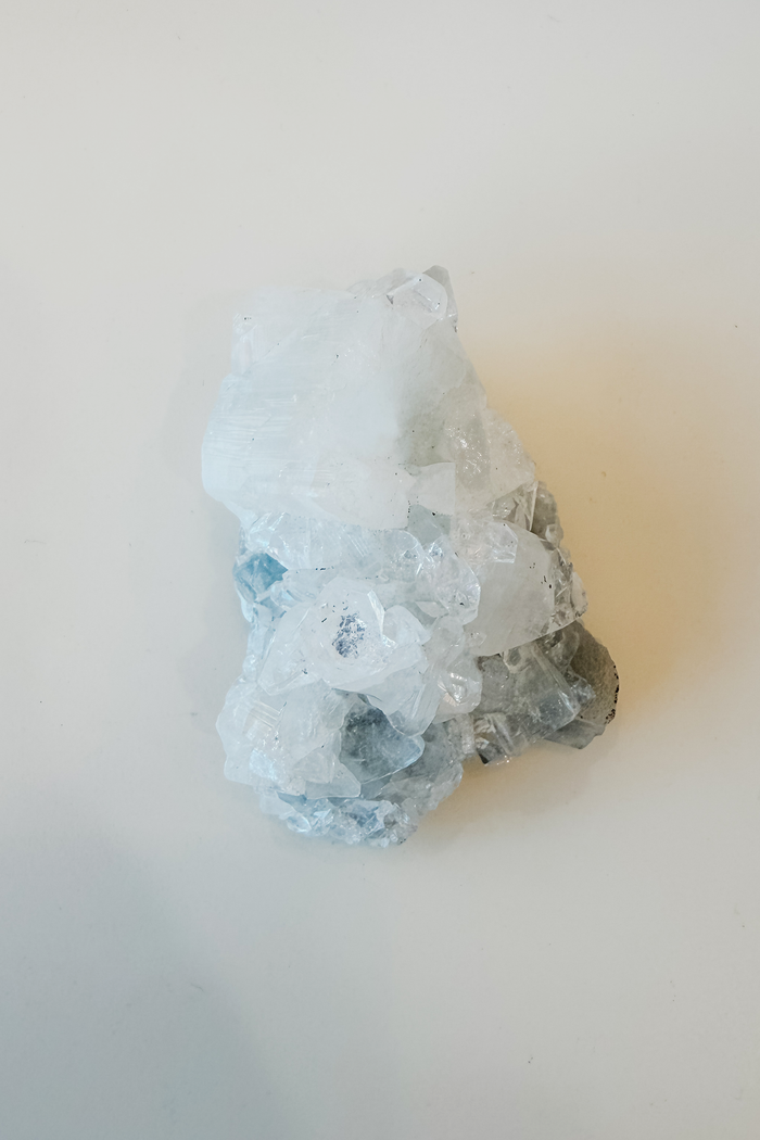 Diamond Apophyllite + Chalcedony Crystal