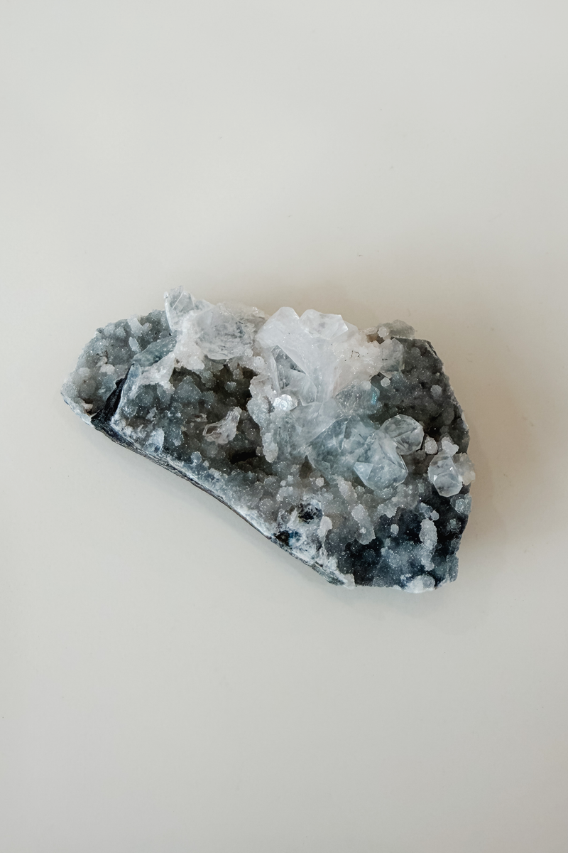 Chalcedony + Apophyllite + Zeolite Crystal