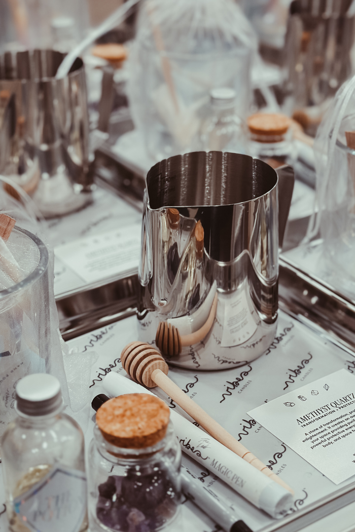 Private Crystal Candle Making Class