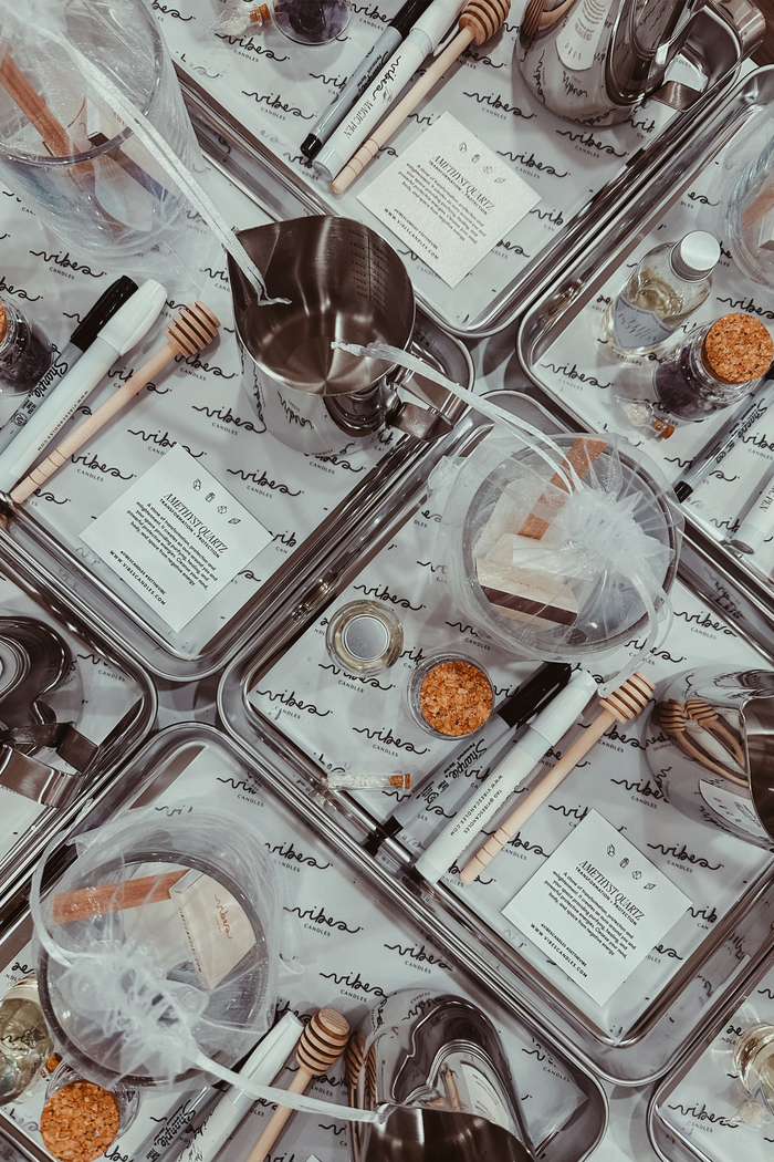 Private Crystal Candle Making Class