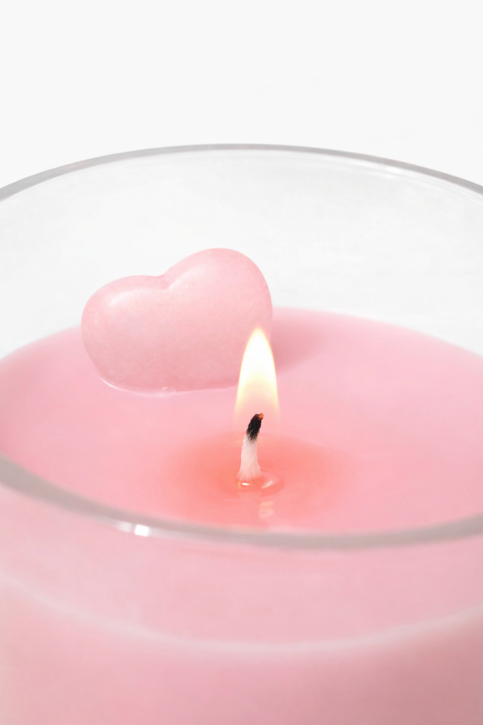 Love Potion Crystal Candle