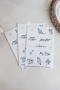Good Vibes Sticker Sheet