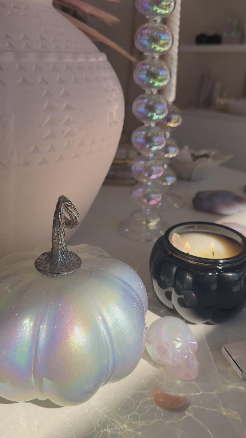 Pumpkin Crystal Candle Making Class - Halloween Friday 10/31/25 @ 6pm