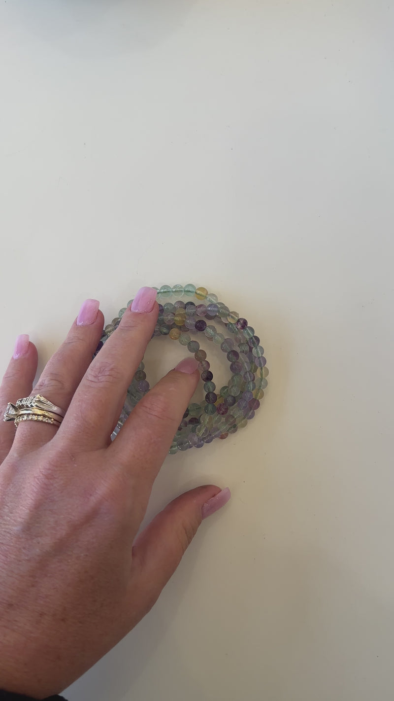 Beaded Bracelet - Fluorite