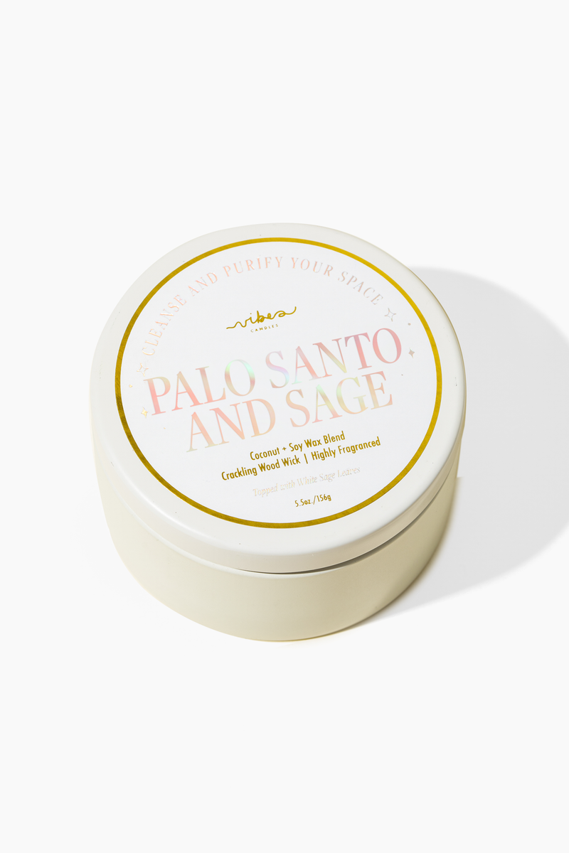 Palo Santo + Sage Candle