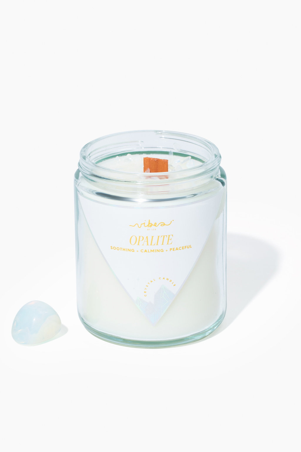 8 oz. Crystal Candle - Opalite