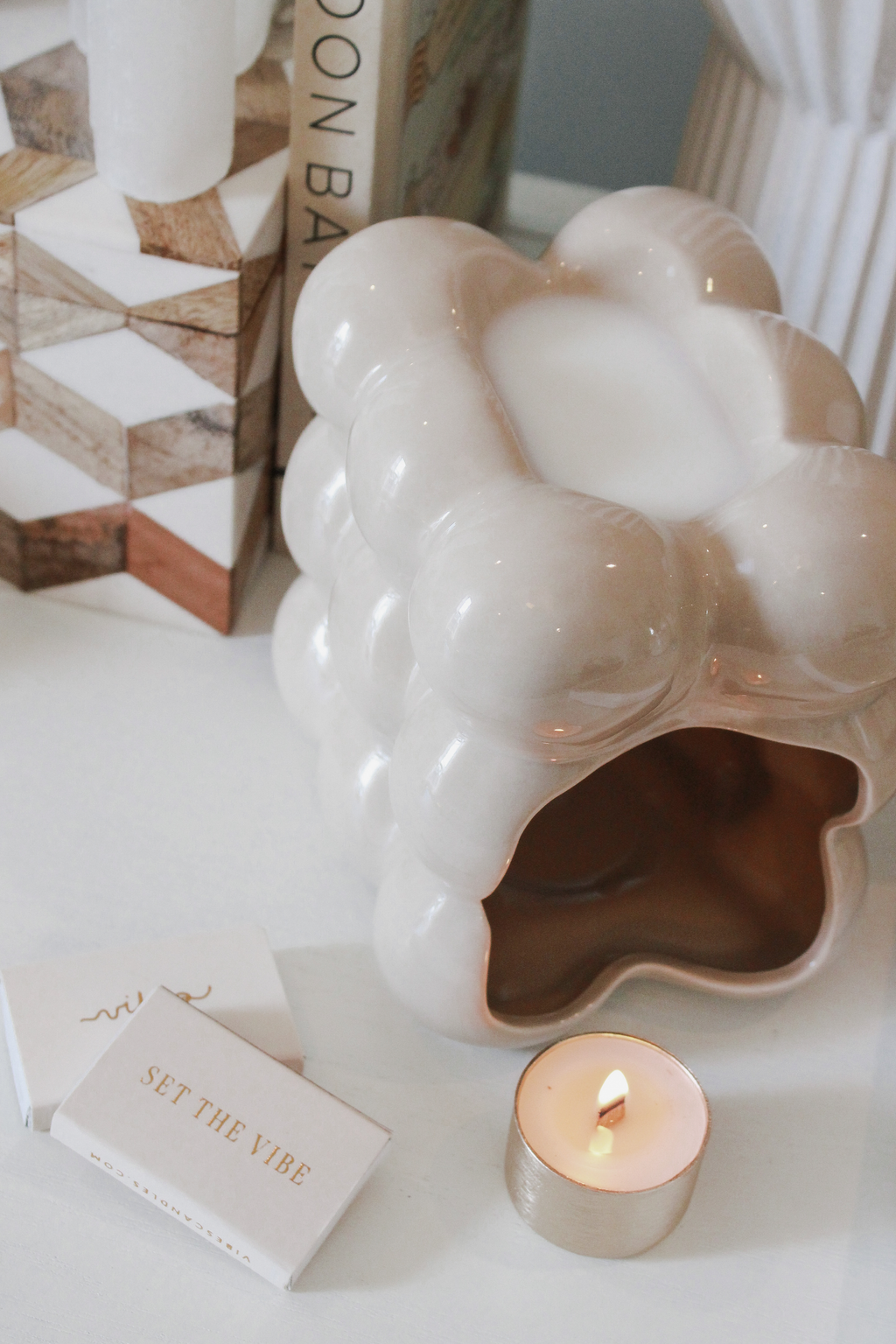 Bubble Wax Warmer Set - Nude