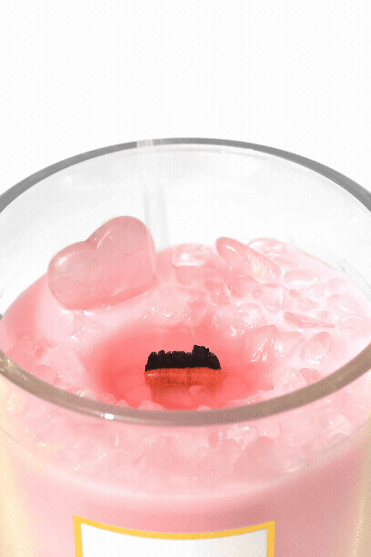 Love Potion Crystal Candle